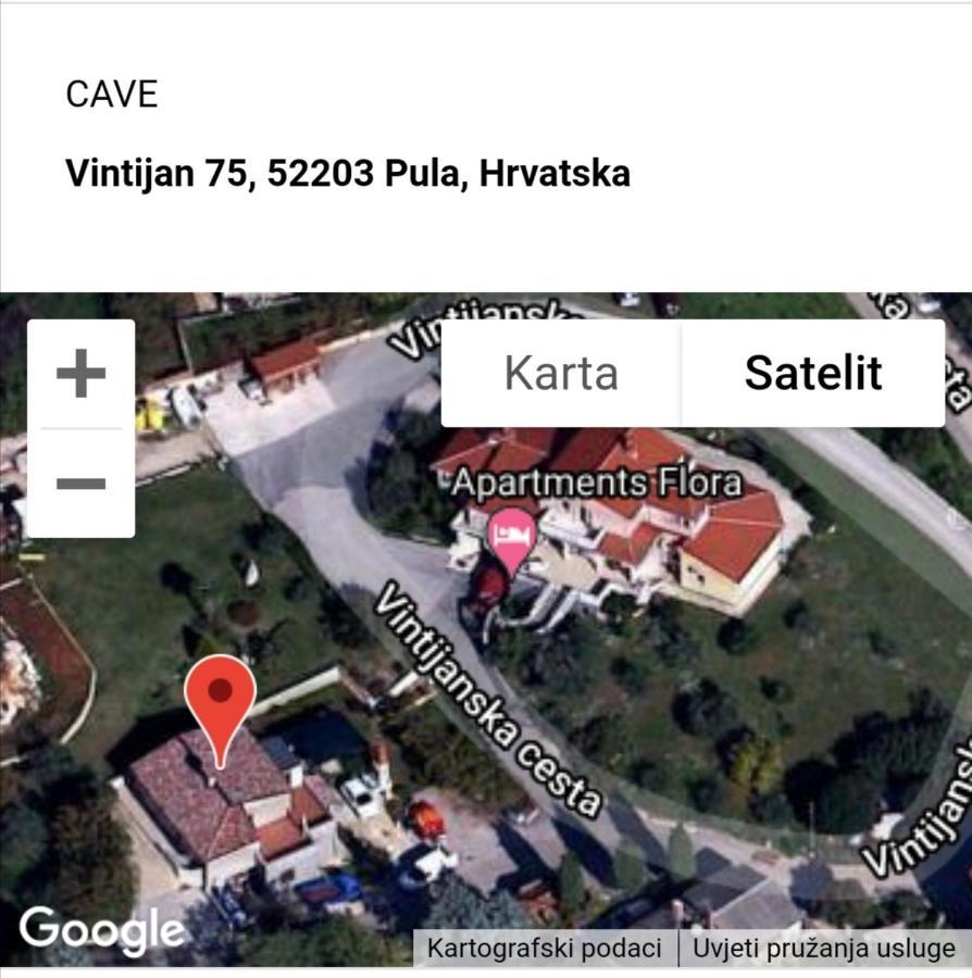 Apartament Cave With Free Parking Pula Zewnętrze zdjęcie