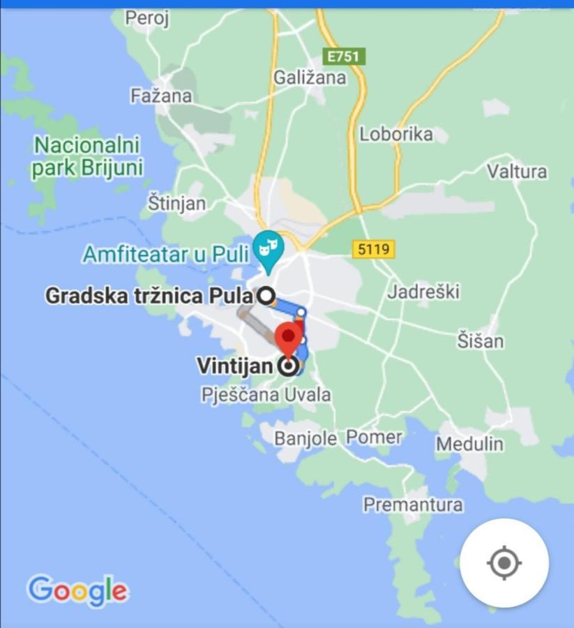 Apartament Cave With Free Parking Pula Zewnętrze zdjęcie